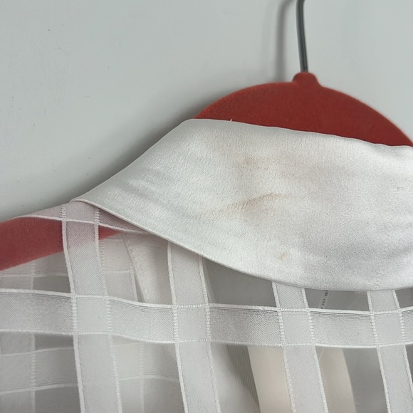 English Factory Gridded Organza Tiered Maxi Dress - NWT - Picture 7 of 7